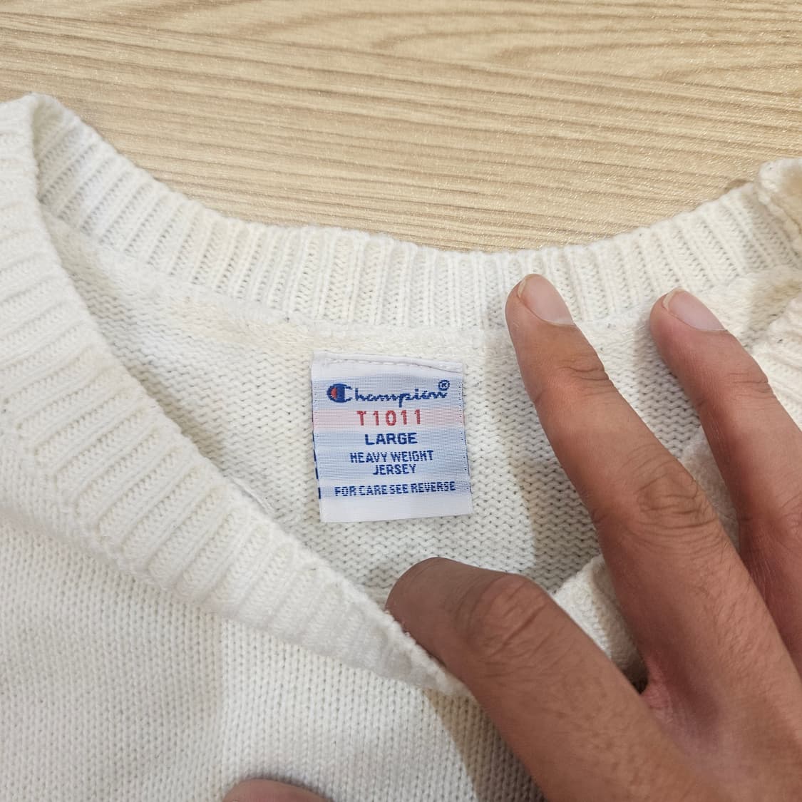 챔피온 재팬 희귀 빅로고 니트 상품이미지3