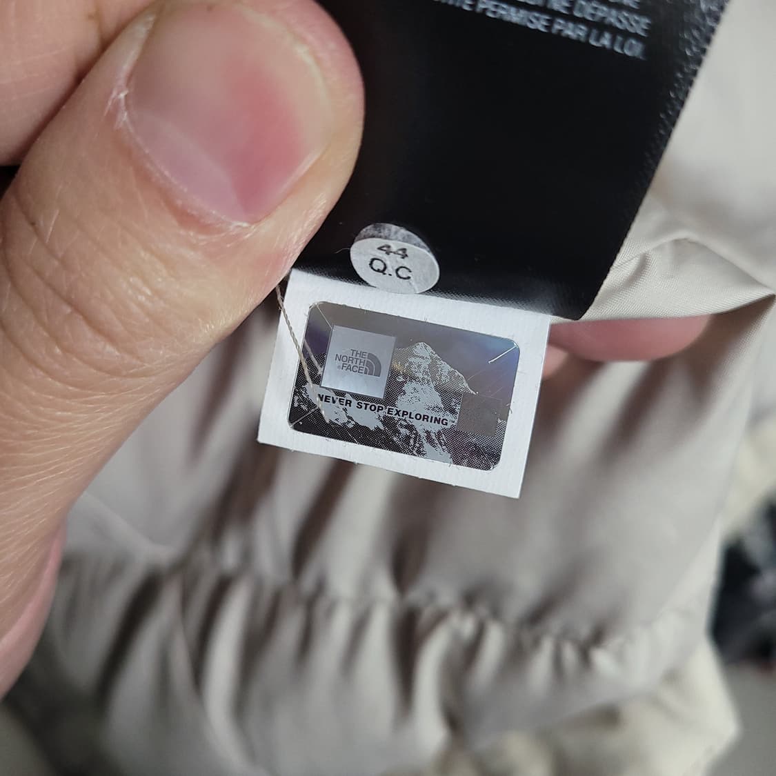 (S) 노스페이스 여성 하이벤트 롱 패딩 아이보리 상품이미지5