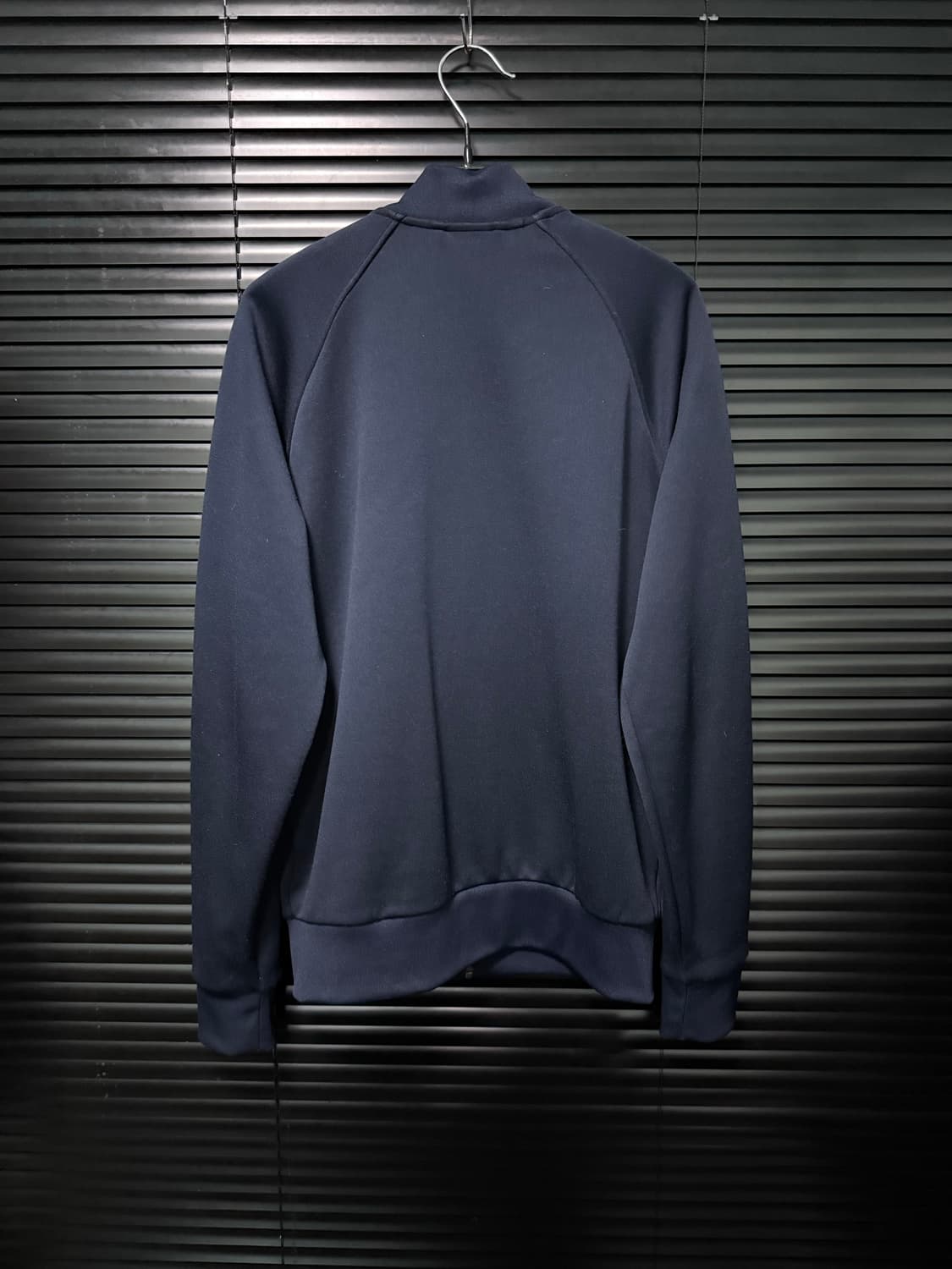 아디다스 오리지널 남색 네이비 노카라 져지 저지 트랙탑 100 L 집업 상품이미지4