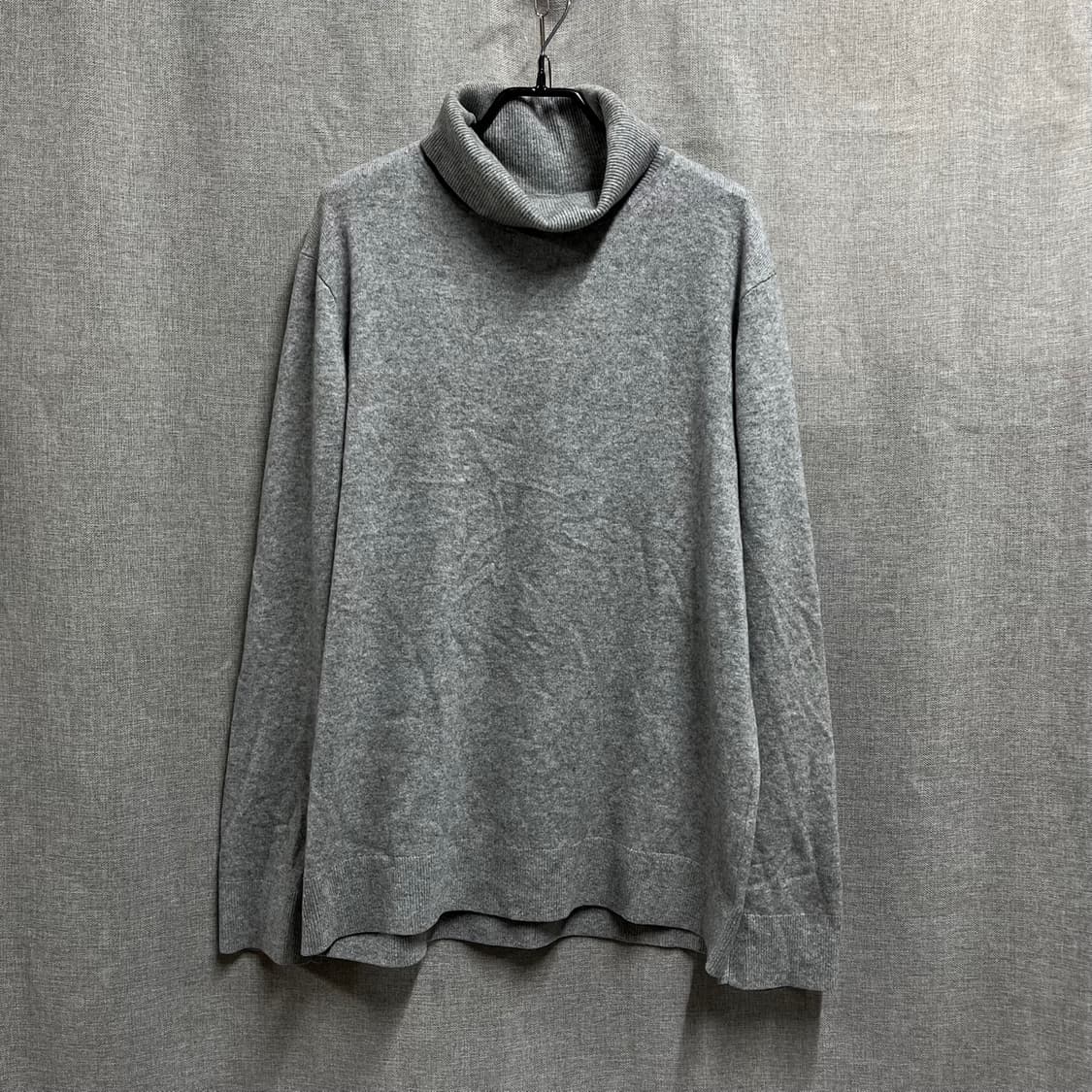 [XL] 유니클로 캐시미어 100% 터틀넥 긴팔 니트 상품이미지1