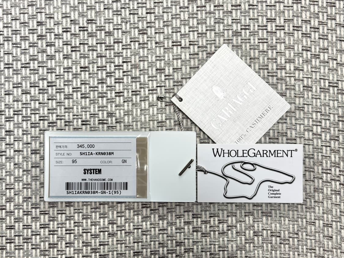 시스템옴므 캐시미어100% CARIAGGI 홀가먼트 니트 상품이미지5