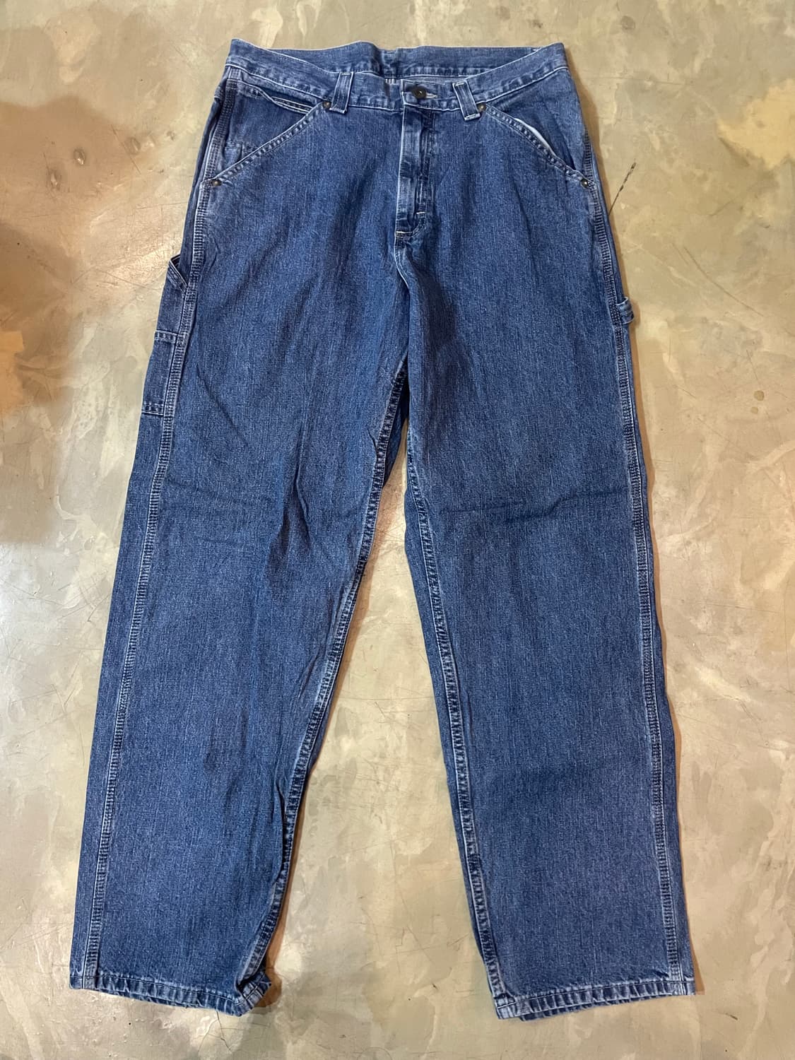 90~00s 빈티지 Lee Dungarees 카펜터 데님 33x32 상품이미지4