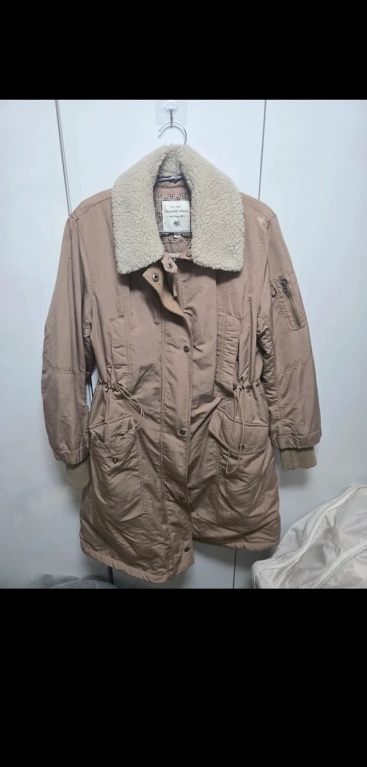 써스데이 아일랜드 뽀글이야상 베이지 m 상품이미지1