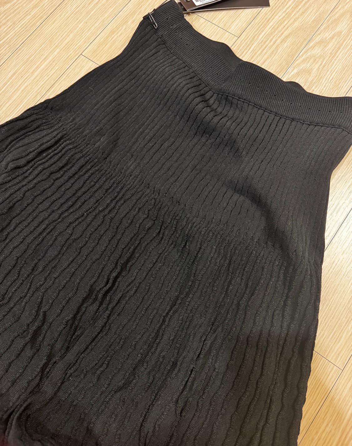 44 55 텍달린 새상품 미샤 정가50만 니트 레이스 스커트 치마 마인 상품이미지5