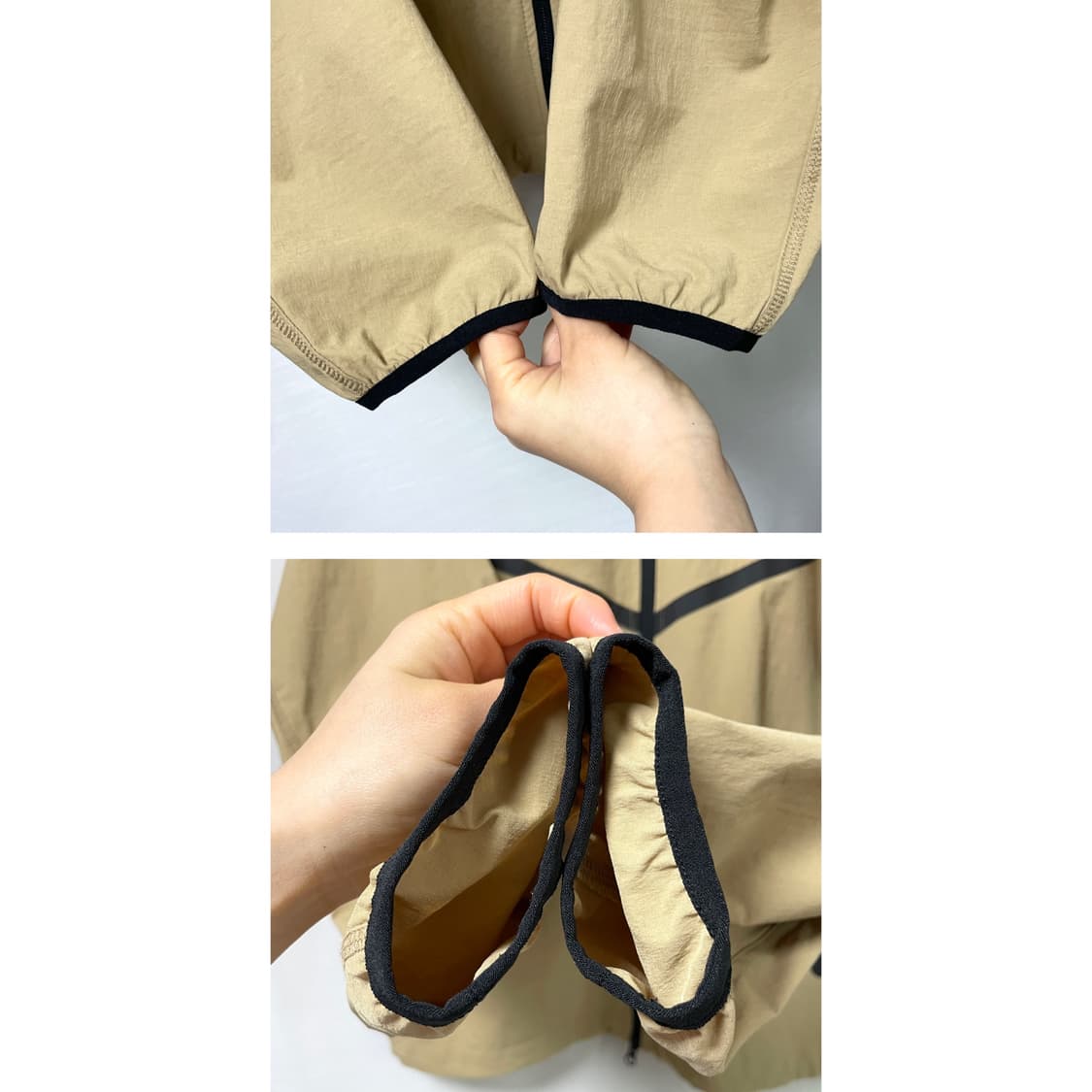 나이키 테크팩 경량 윈드러너 신축성 우븐 바람막이 자켓 100 L 베이지 상품이미지4