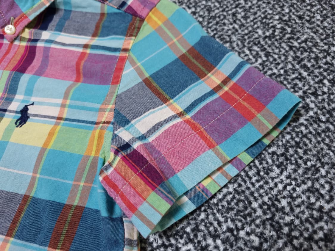 [무료배송][110]폴로 키즈 체크 반팔 셔츠 남방 상품이미지7