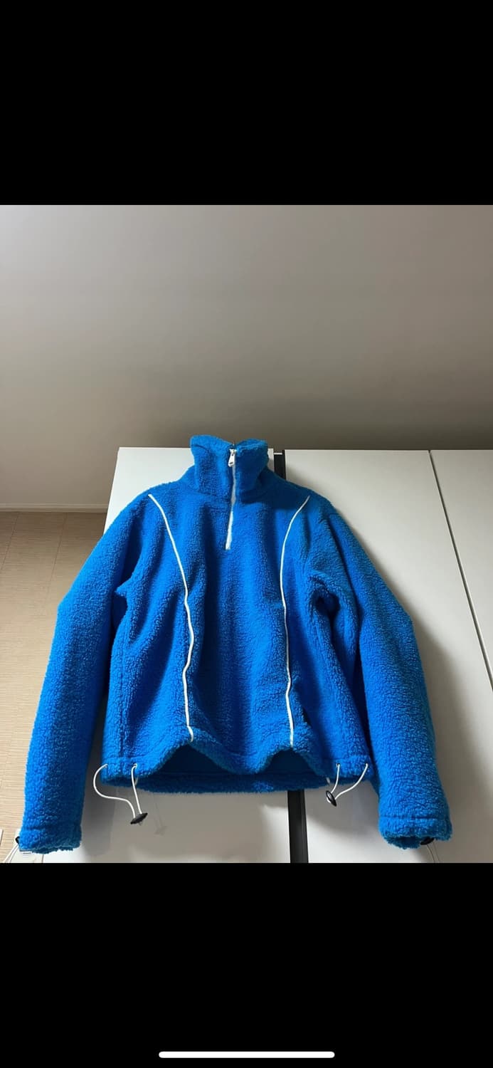 [A1] 아더에러 21FW 빅토 후리스 아노락 블루 상품이미지1