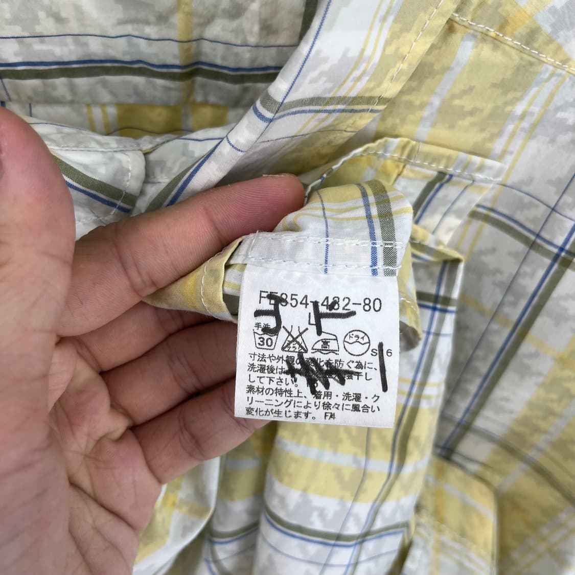 버버리 로고 체크패턴 반팔셔츠 상품이미지6