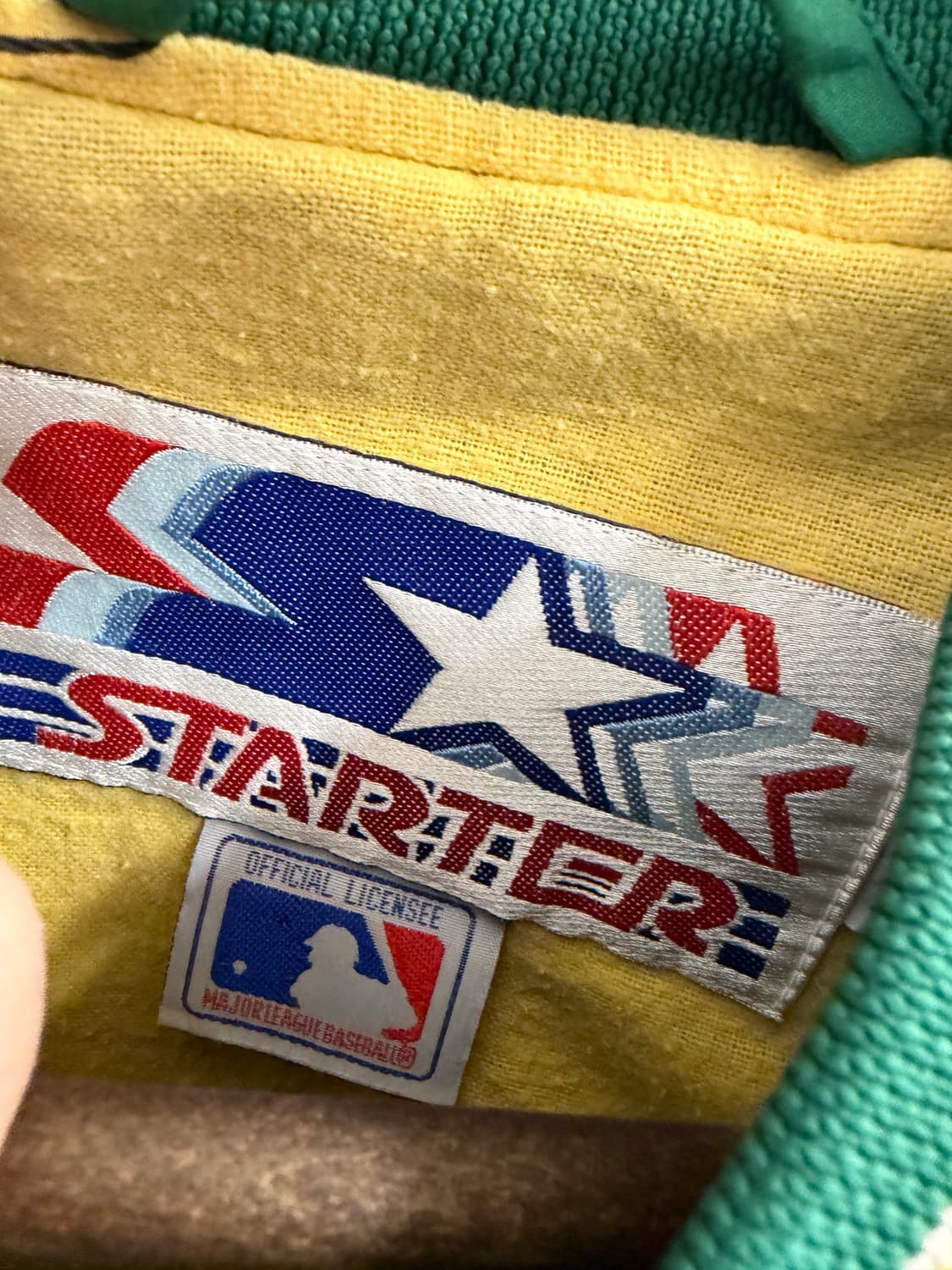 N173. 스타터 오클랜드 애슬레틱스 바시티 자켓 상품이미지2