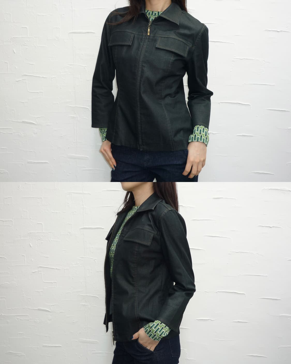 dark denim jacket 상품이미지1