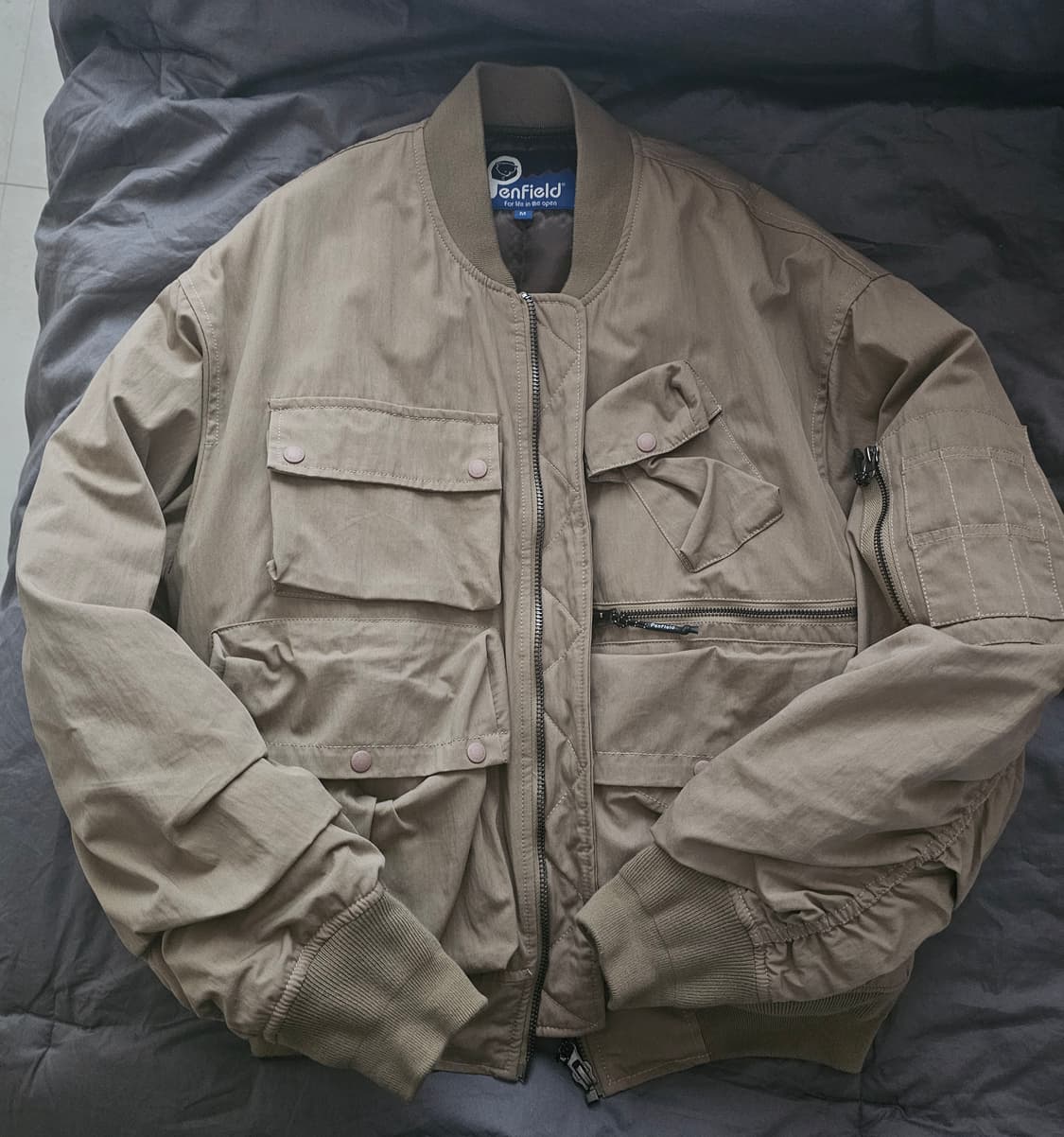 펜필드 유틸리티 포켓 플라이트 블루종 자켓 M 상품이미지1