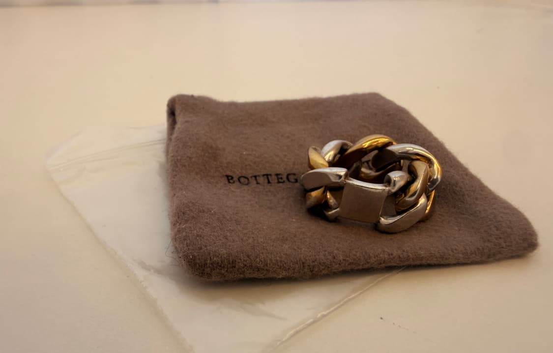  보테가 베네타(Bottega Veneta)투톤 체인링 상품이미지1