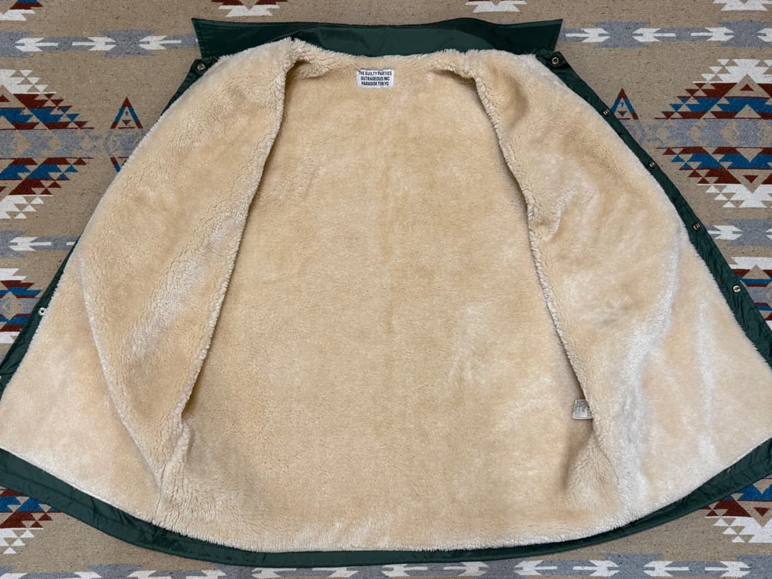 [L] 와코마리아 보아 코치 자켓 마리아 프린트 그린 상품이미지7