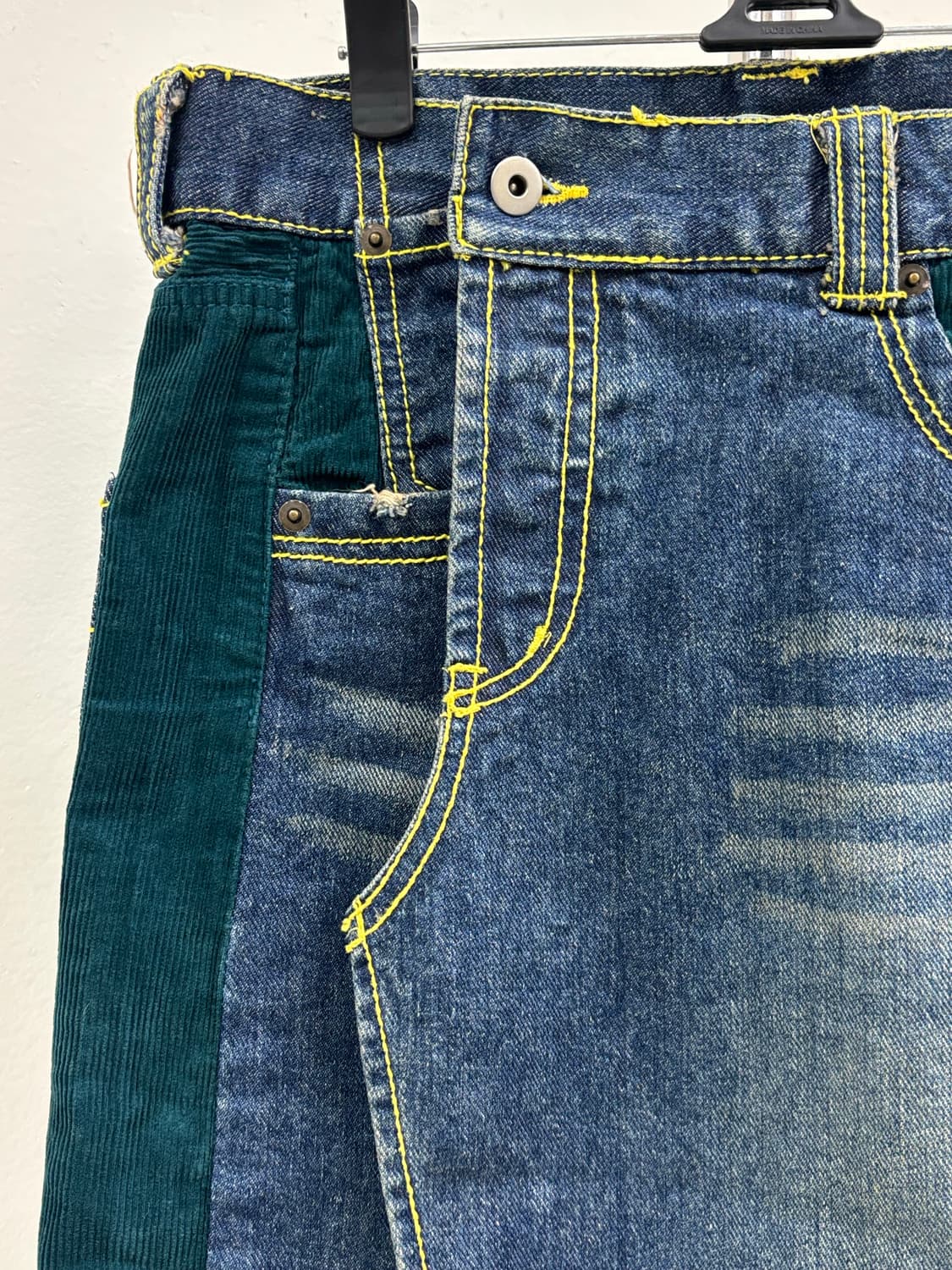 빈티지 데님 미디 스커트 상품이미지5