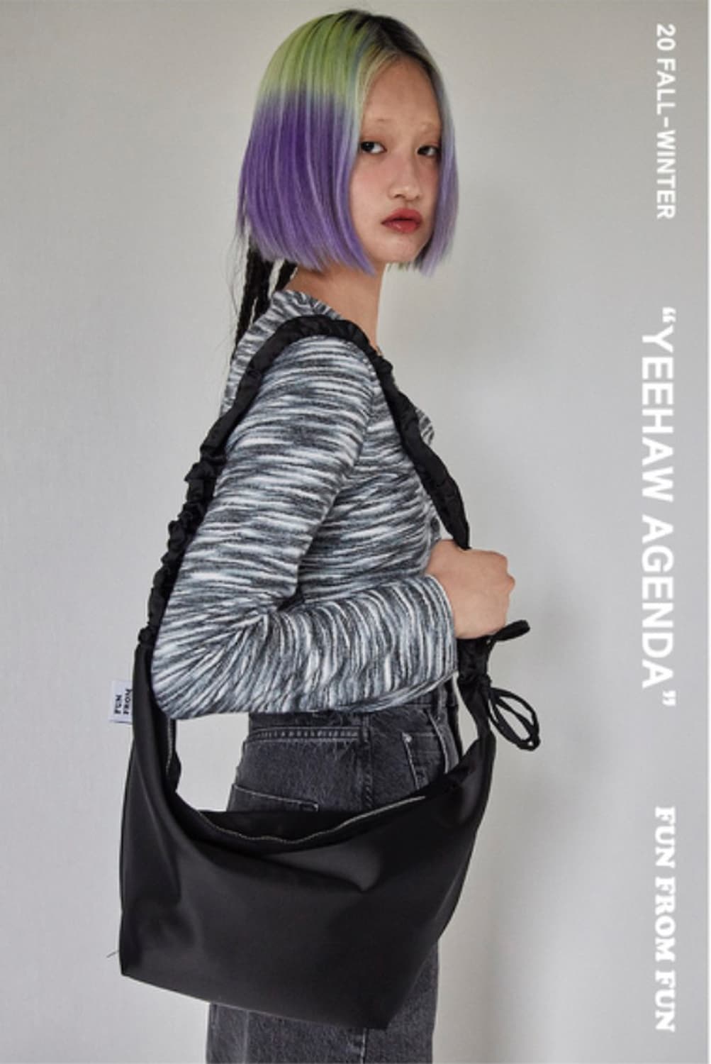 펀프롬펀 크루아상백 크로스 토트 숄더 슬링 백 상품이미지7