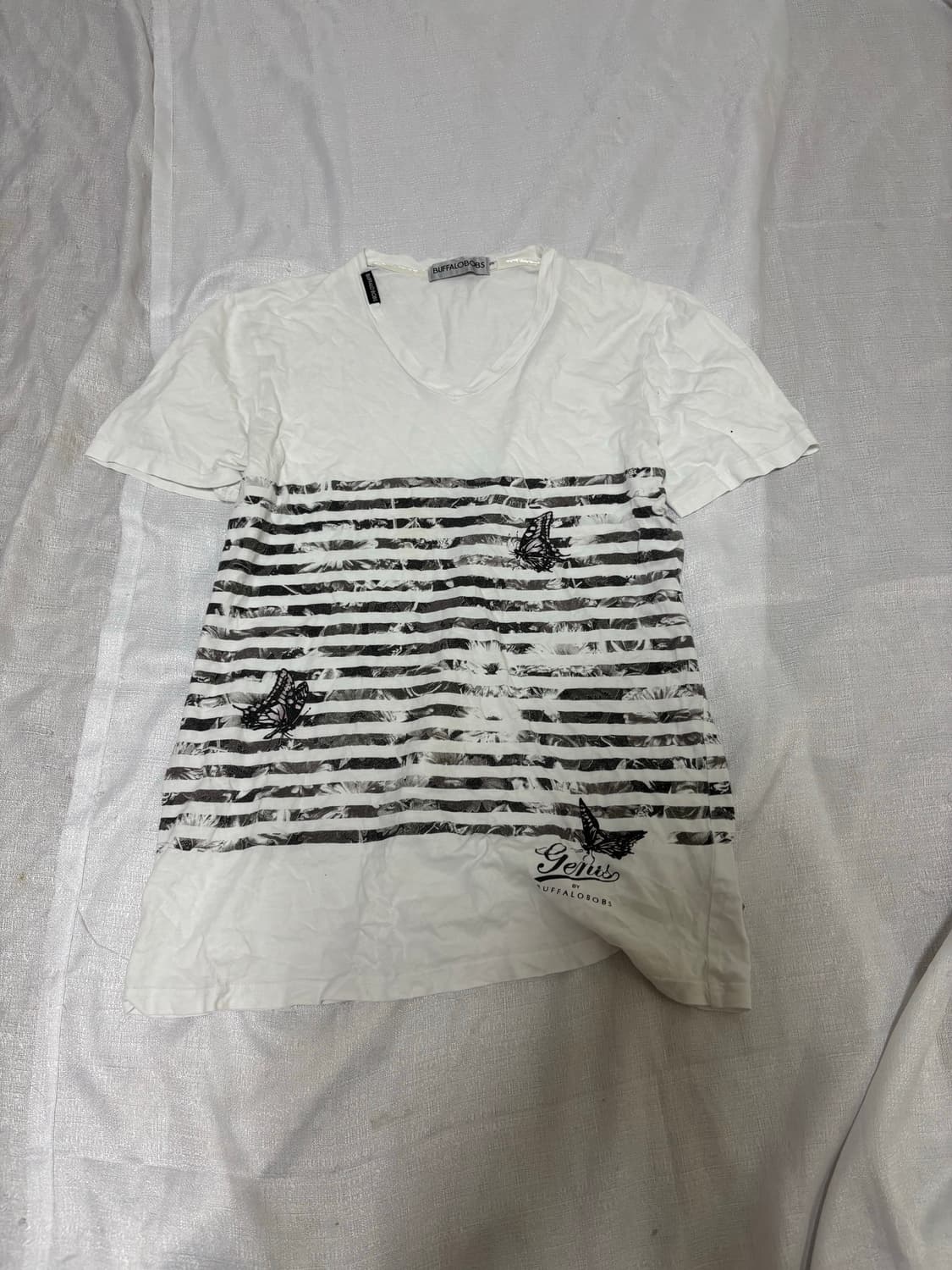“Buffalo Bobs” 00’s Print V-Kei Mood Tee 상품이미지6