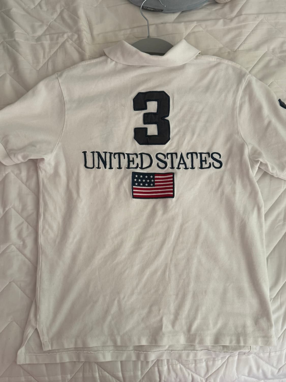 폴로 랄프로렌 치프키프 미국 성조기 usa 빅포니 카라 반팔티 상품이미지2