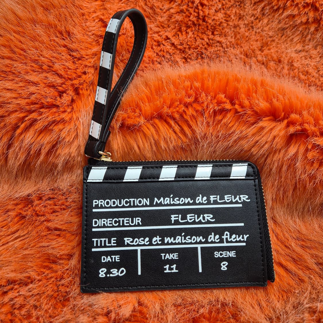 일본 Maison de FLEUR 클래퍼보드 카드지갑 새상품 상품이미지6