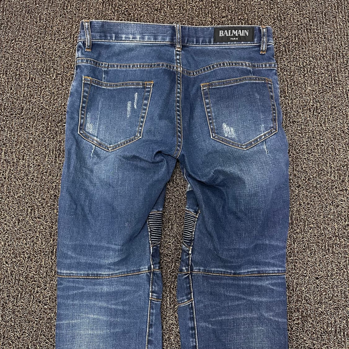 발망 워싱 바이커 데님 청바지 팬츠 상품이미지5