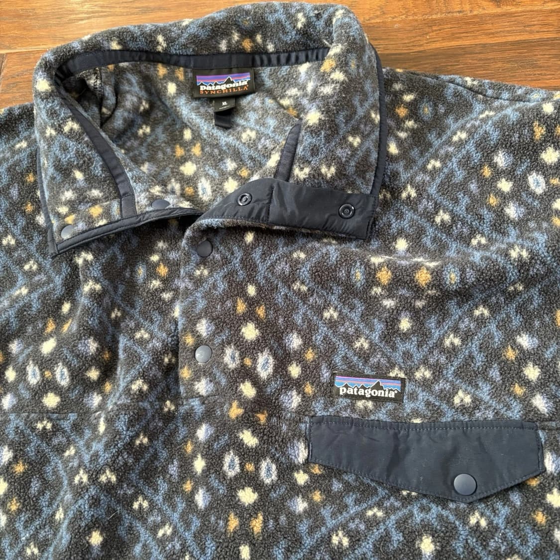  10s 파타고니아 신칠라 스냅-T 네이비 상품이미지3