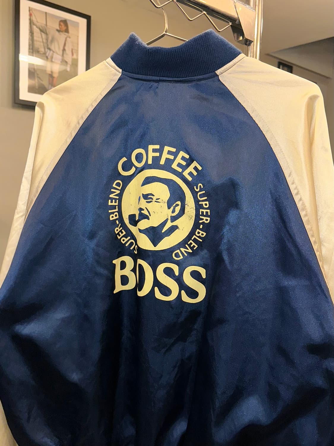 90’s Suntory Coffee Boss satin jacket  상품이미지10