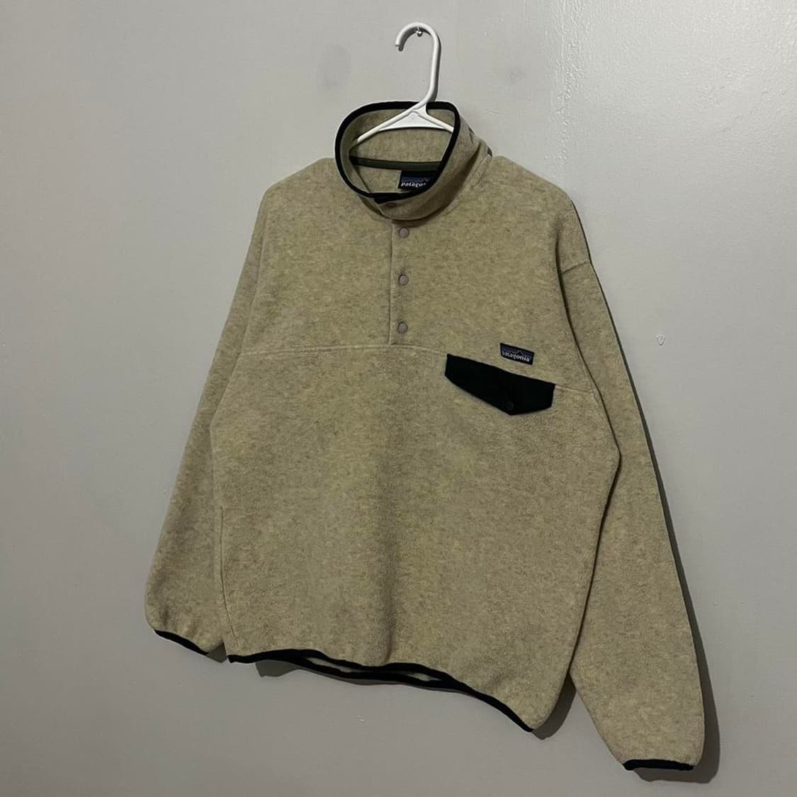90s 파타고니아 신칠라 스냅-T 베이지/블랙 자메이카 상품이미지1