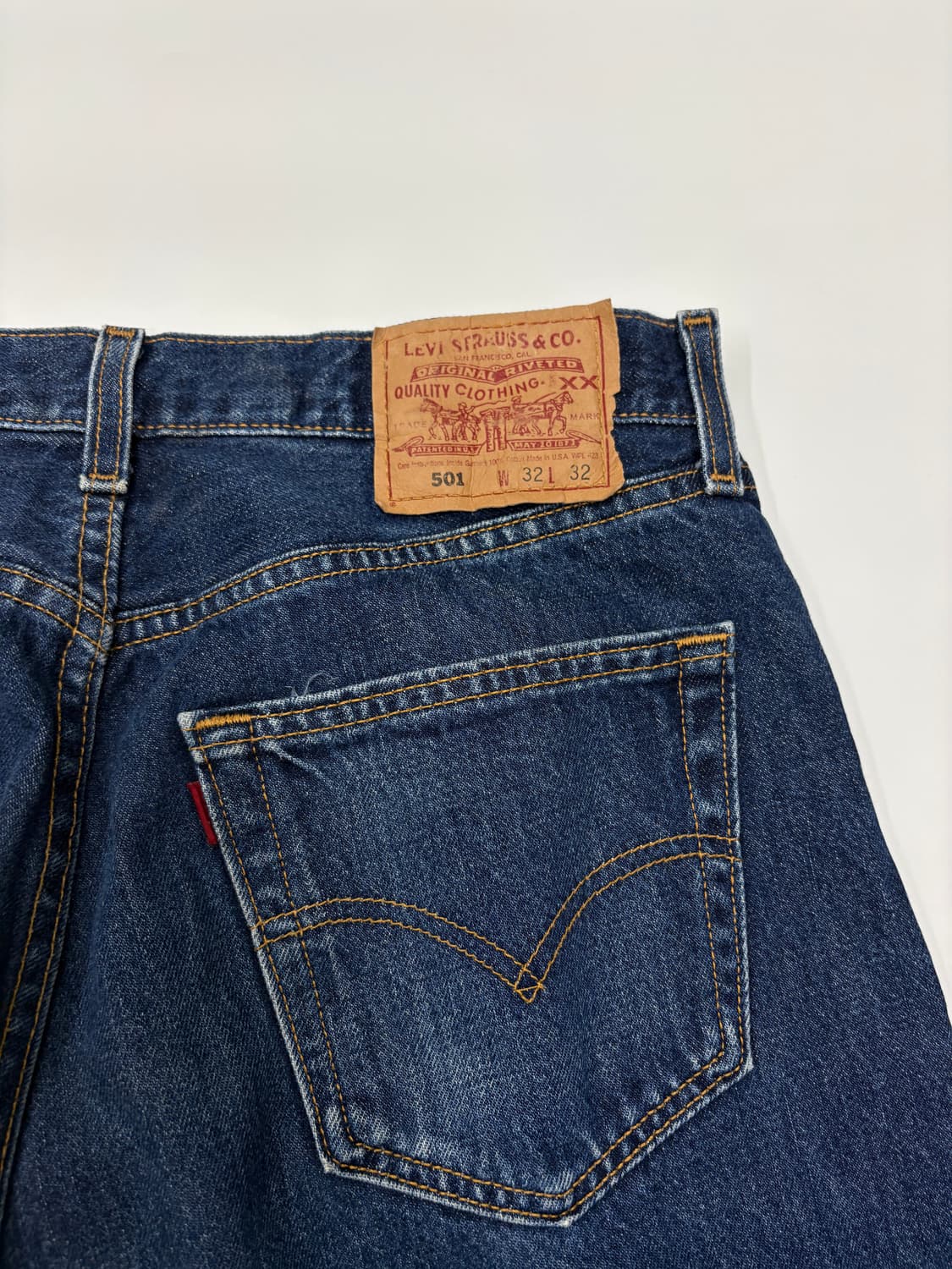 Levis 리바이스 501 진청 데님 팬츠 청바지 상품이미지2