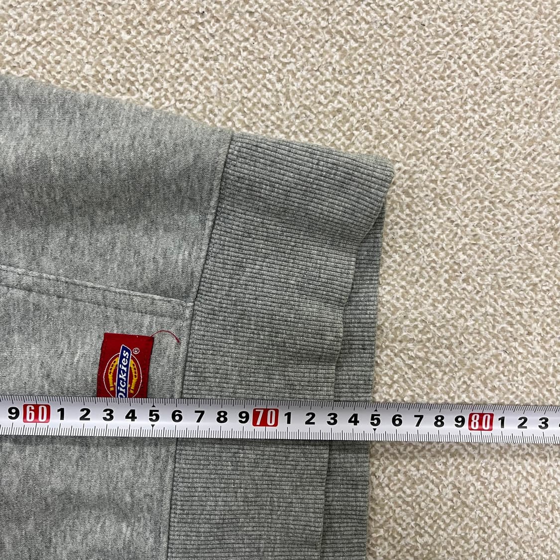 [XL] 디키즈 그레이 긴팔 후드 티셔츠 0105M1 상품이미지5