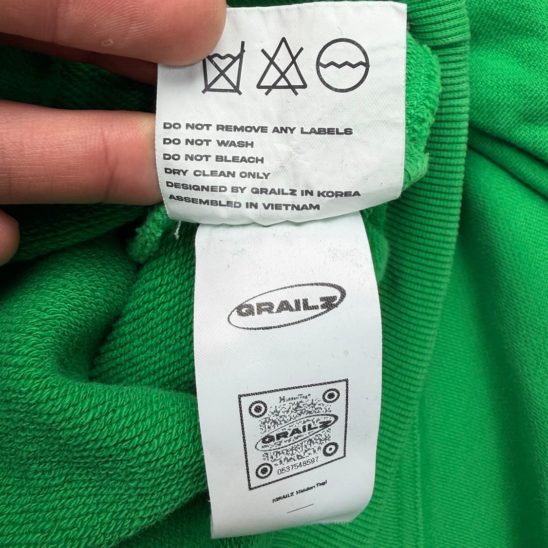 그레일즈 지오메트리 셀틱 그린 후드티 1번 상품이미지9