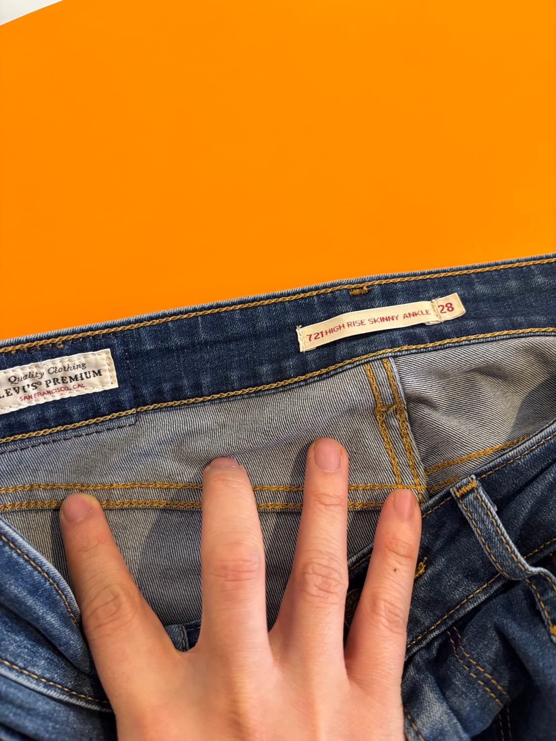 리바이스 스키니 앵글 데님팬츠 상품이미지2