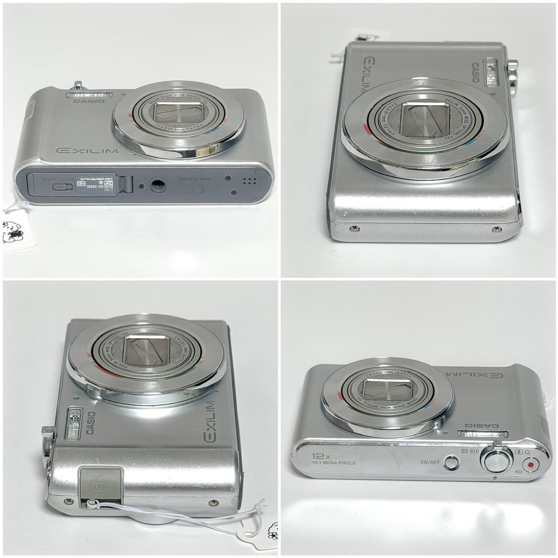 카시오 엑슬림 ZS210 실버 빈티지디카 상품이미지3