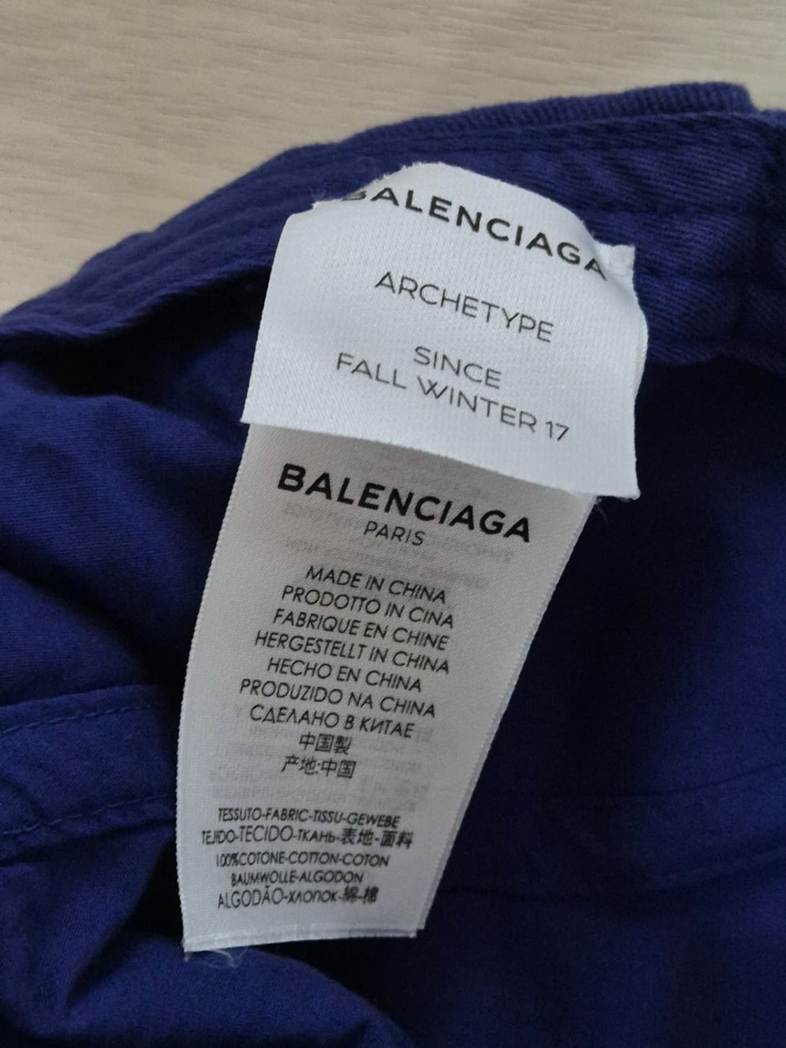 발렌시아가 웨이브 로고 볼캡 상품이미지2