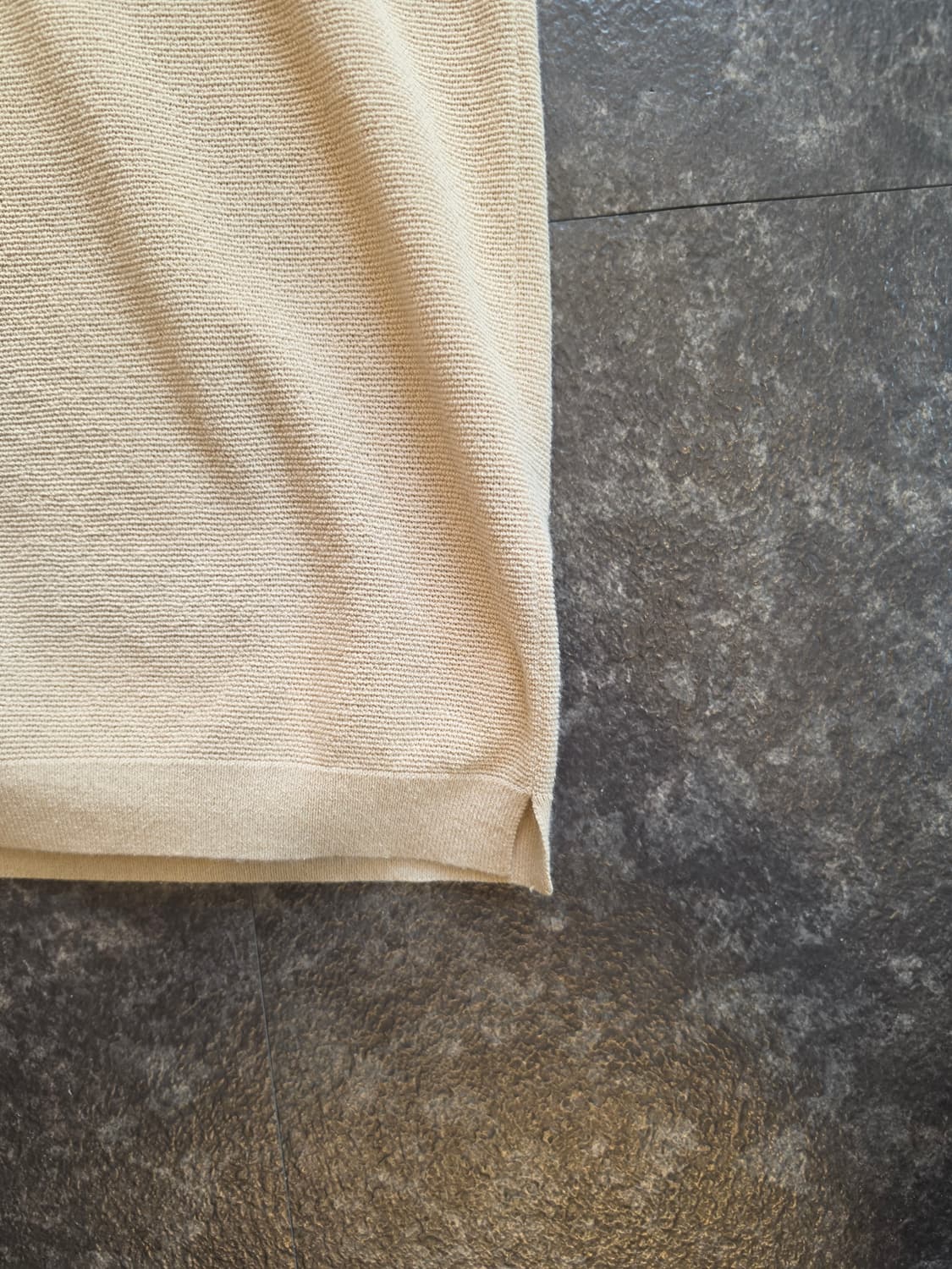 헤지스 반팔 카라 니트 베이지 -105  상품이미지8