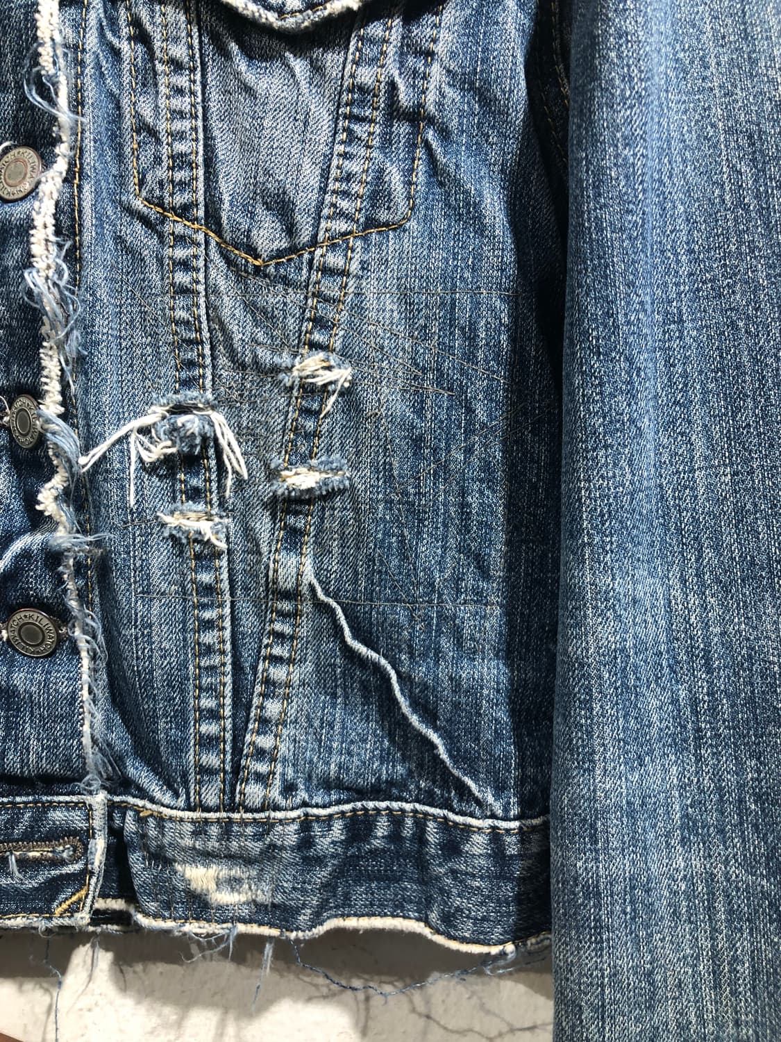 [2841] Kiliwatch blue denim crop jacket 상품이미지4