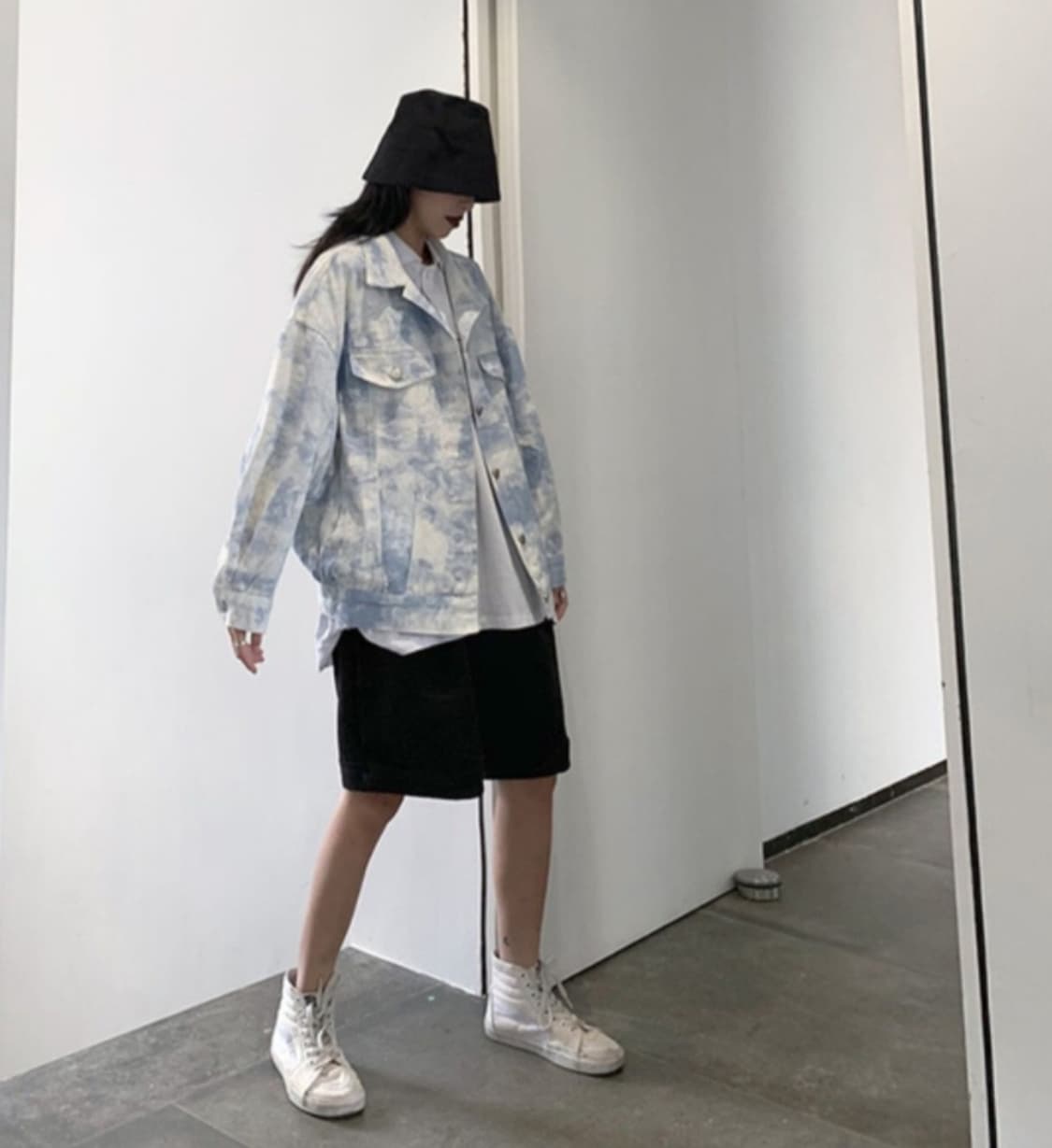 (새상품)끌로디피에로 벨티드 데님자켓 38사이즈 상품이미지5