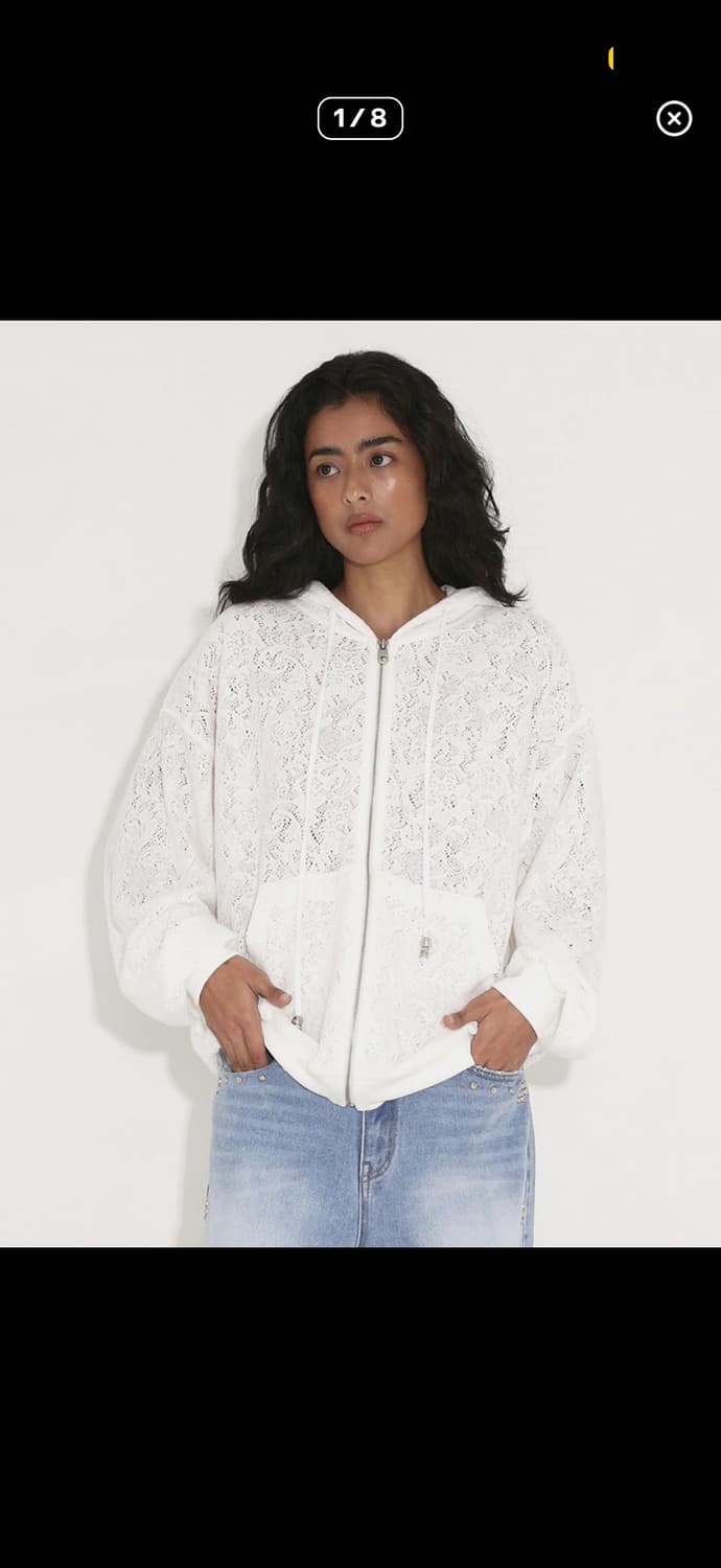 폴리수엠 레이스 보헤미안 후드 상품이미지1