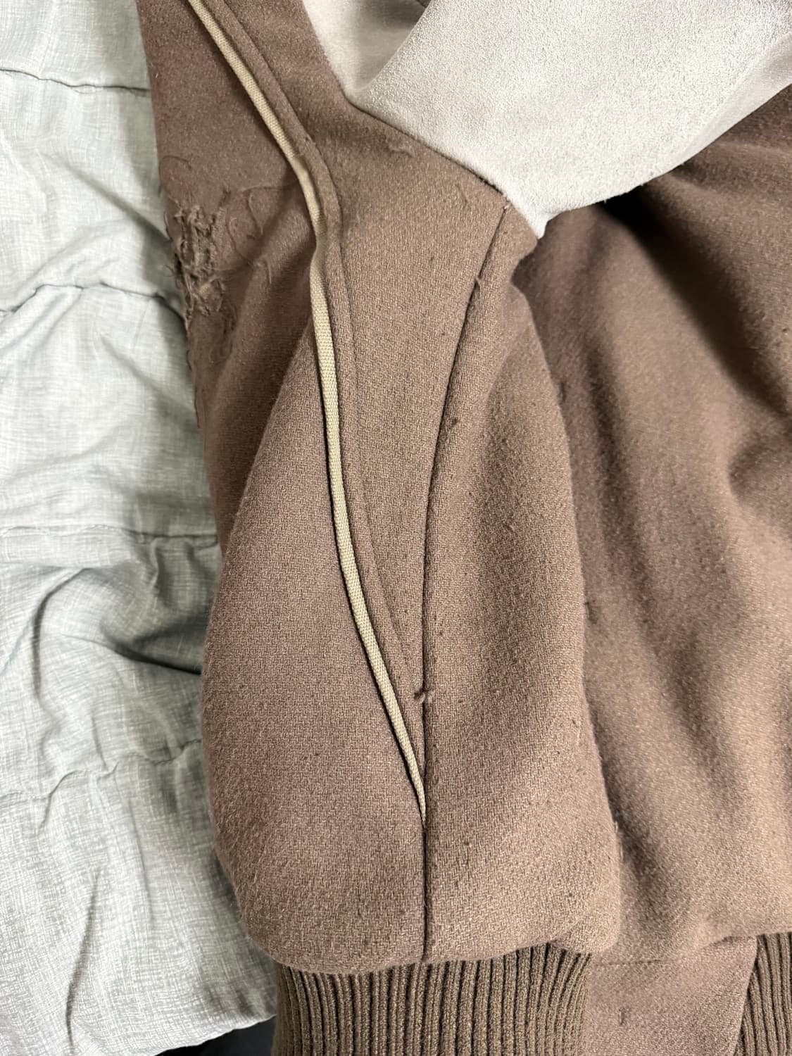 M/엑슬림 ep8 바시티 자켓 브라운 상품이미지3