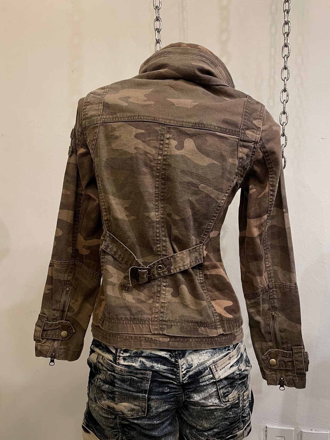 prd 유틸리티 카모 밀리터리 자켓 y2k 상품이미지2