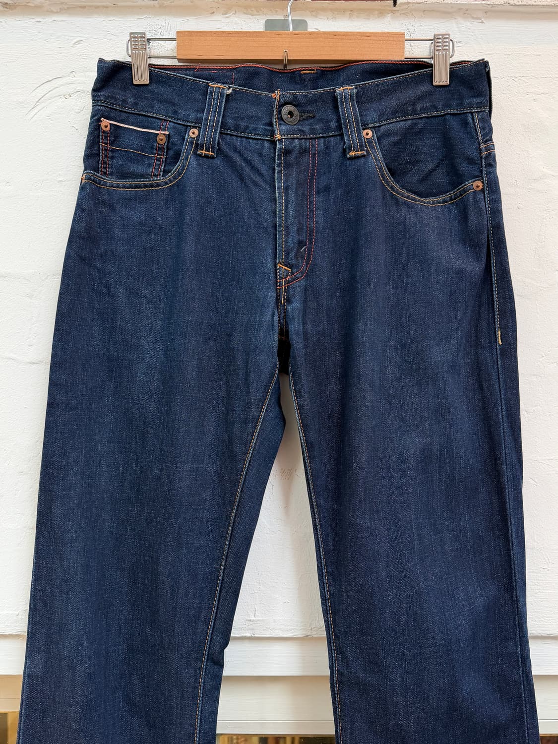 Levi Strauss 리바이스 딥 블루 셀비지 데님진 30x34 상품이미지2