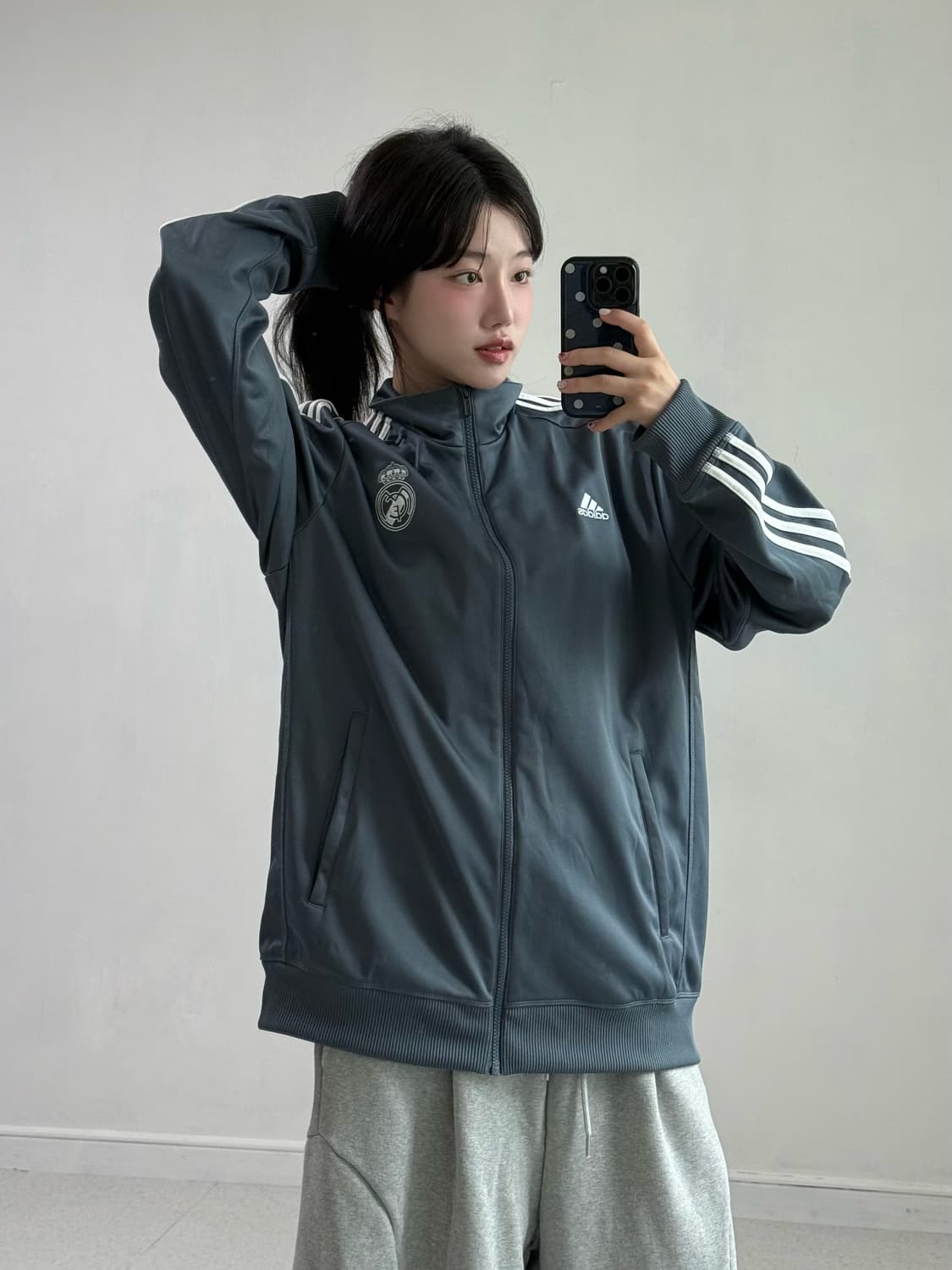 아디다스 그레이 레알마드리드 져지 상품이미지5