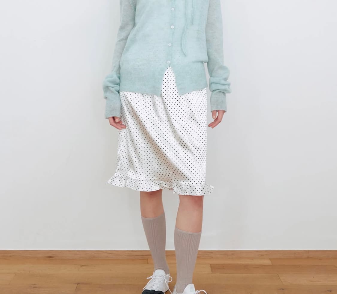 마조네 프릴 레이어드 미디 스커트 상품이미지4