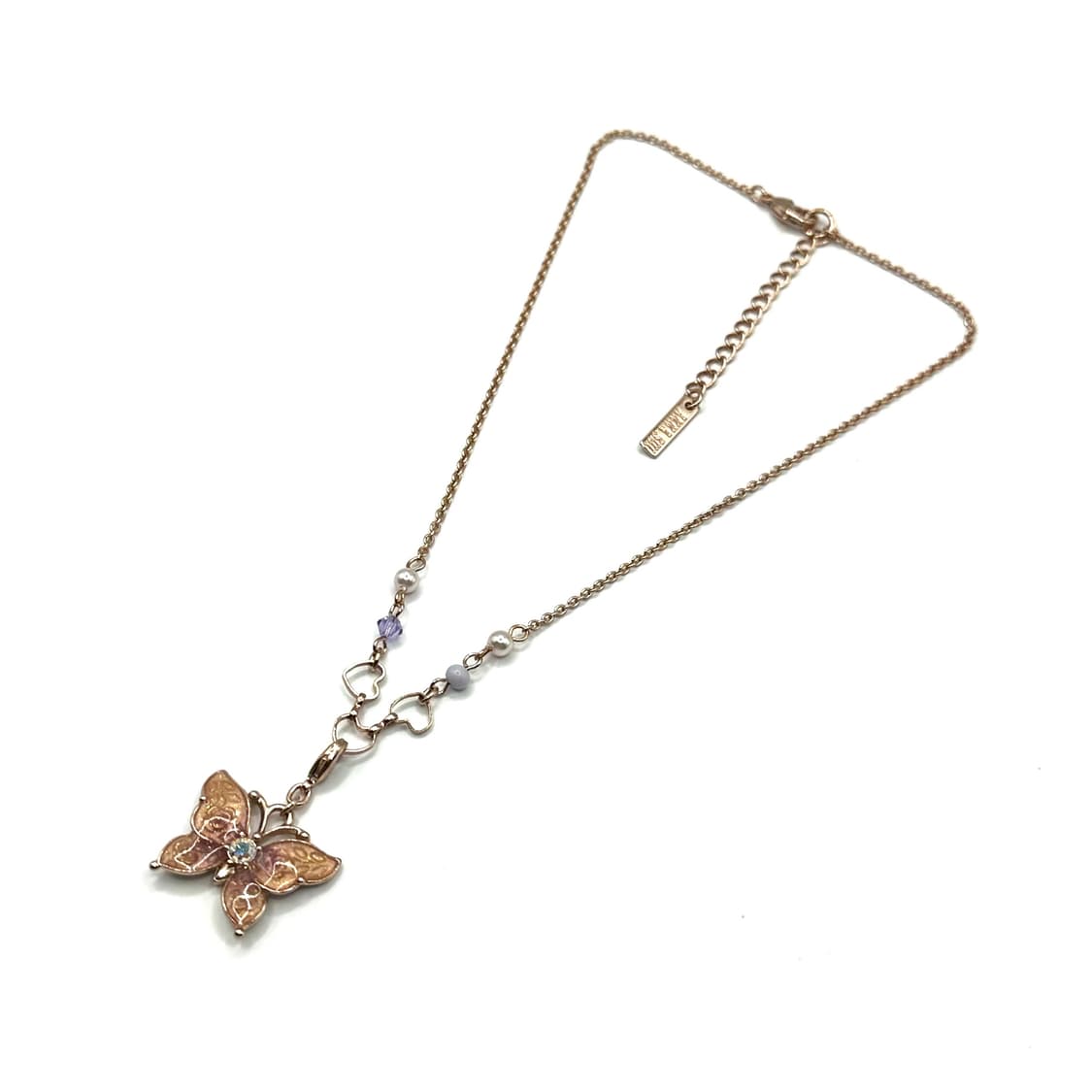 Annasui rose gold butterfly necklace 상품이미지2