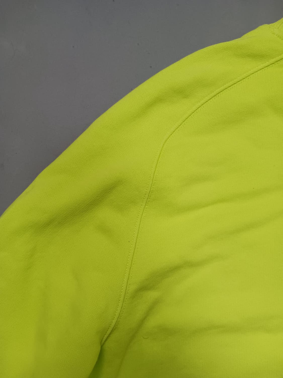 [L] MSGM 밀라노 형광 라임 맨투맨 티셔츠 상품이미지8