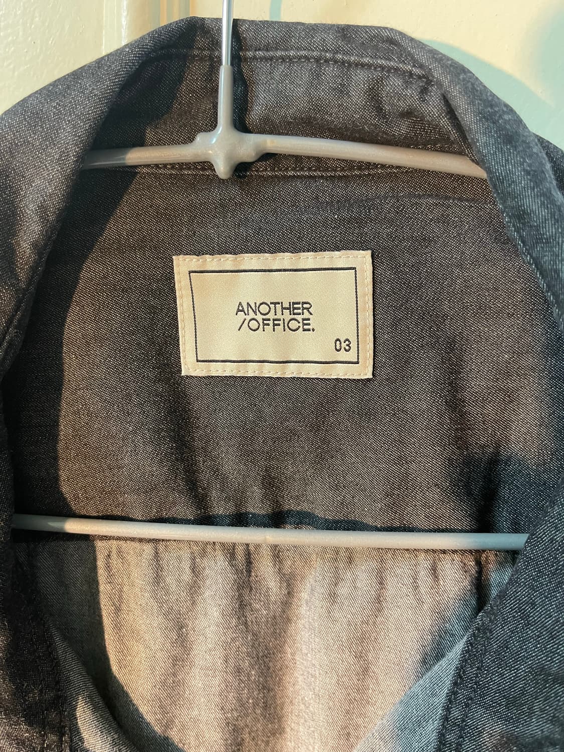 Another Office Comfy Shirt Black Denim 3 상품이미지3