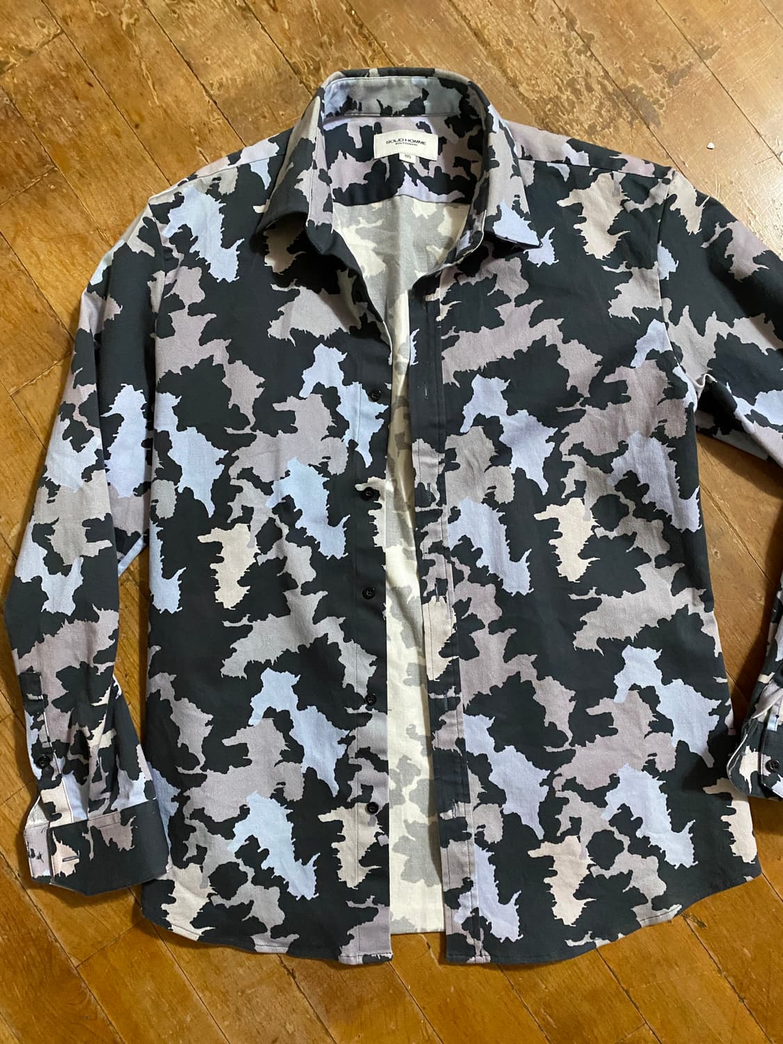 솔리드 옴므 우영미 카모 셔츠 105 (100추천) 상품이미지1