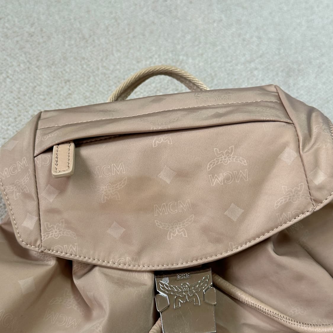 MCM 디어터 모노그램 나일론 포켓 백팩 상품이미지9