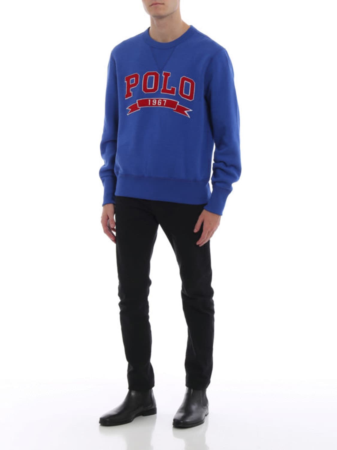 폴로 랄프로렌 블루 스펠로고 스웻 맨투맨 상품이미지7