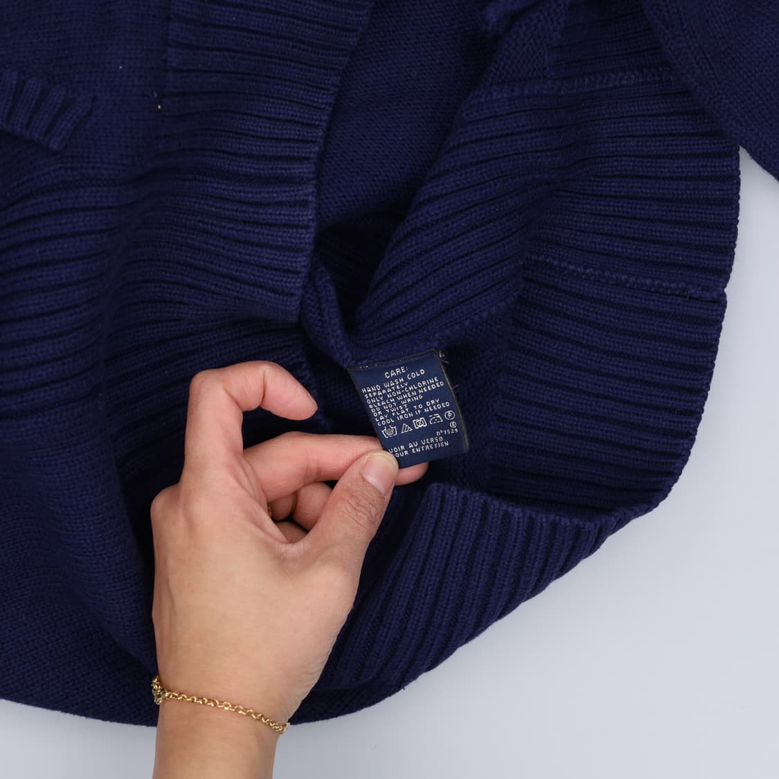 S 폴로 여성 빅포니 니트집업 0318H1 상품이미지4