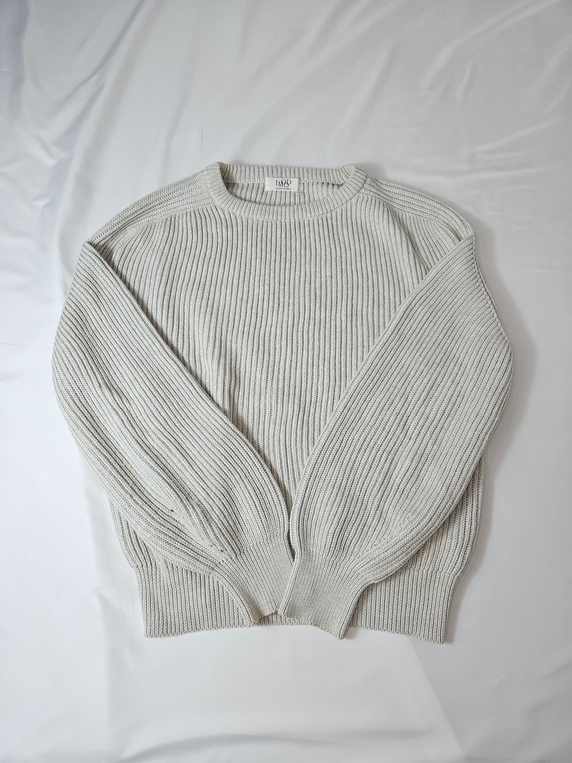 LMOOD 엘무드 코튼 오버핏 니트 스웨터 46 상품이미지1