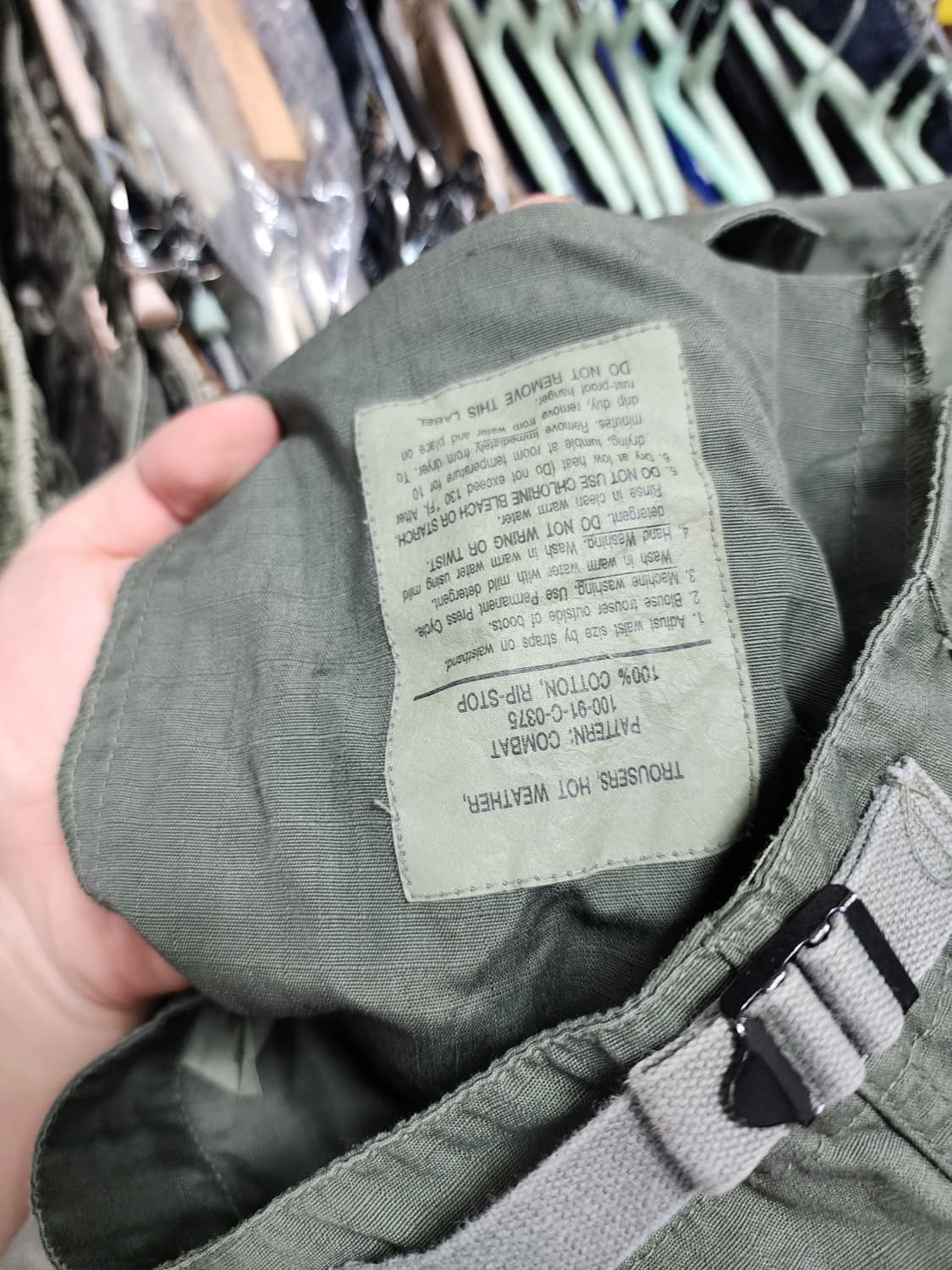 미군 BDU 립스탑 TROUSERS 팬츠 상품이미지4
